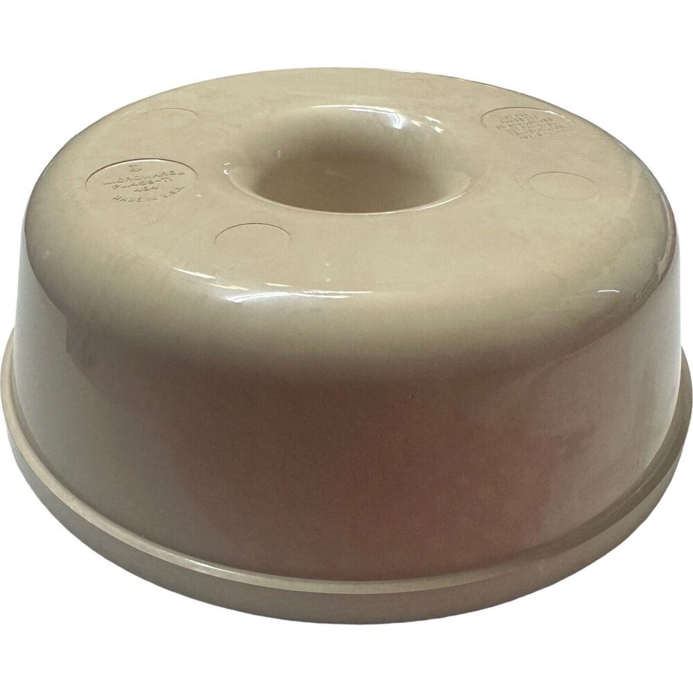 Anchor Hocking Microware Microwave Bundt Pan Baking Ring PM459-TI Vintage 2.5 QT